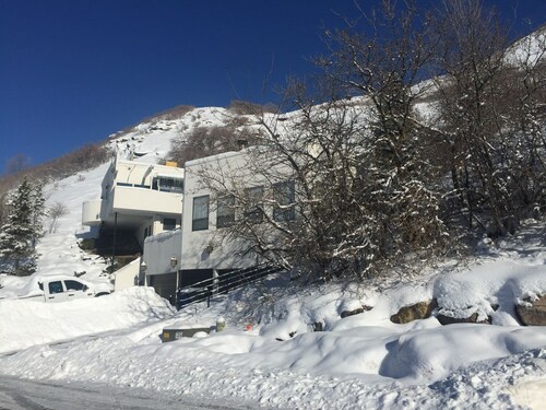 Private High East Bench Private Touring Bike Ski Touring Snow Pools Powder Mountain 