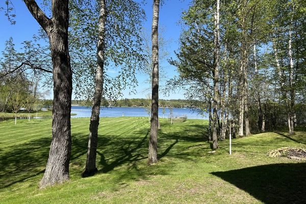 Backyard with Fire Pit