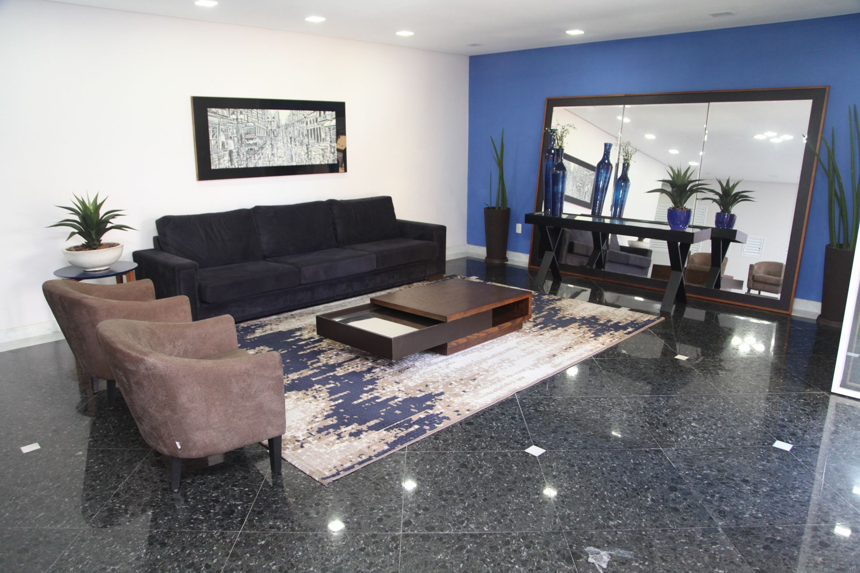 Zona de estar del vestíbulo