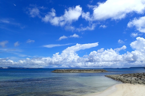 Beach nearby, white sand