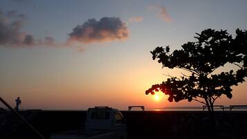 Beach nearby, white sand