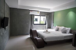 Deluxe Double Room | Free minibar, desk, free WiFi, bed sheets - Matini Klong 1 (Thanyaburi)