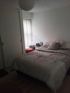 1 bedroom, iron/ironing board, internet, bed sheets