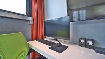 Individuell inredning, unika möbler, ljudisolering och gratis wi-fi