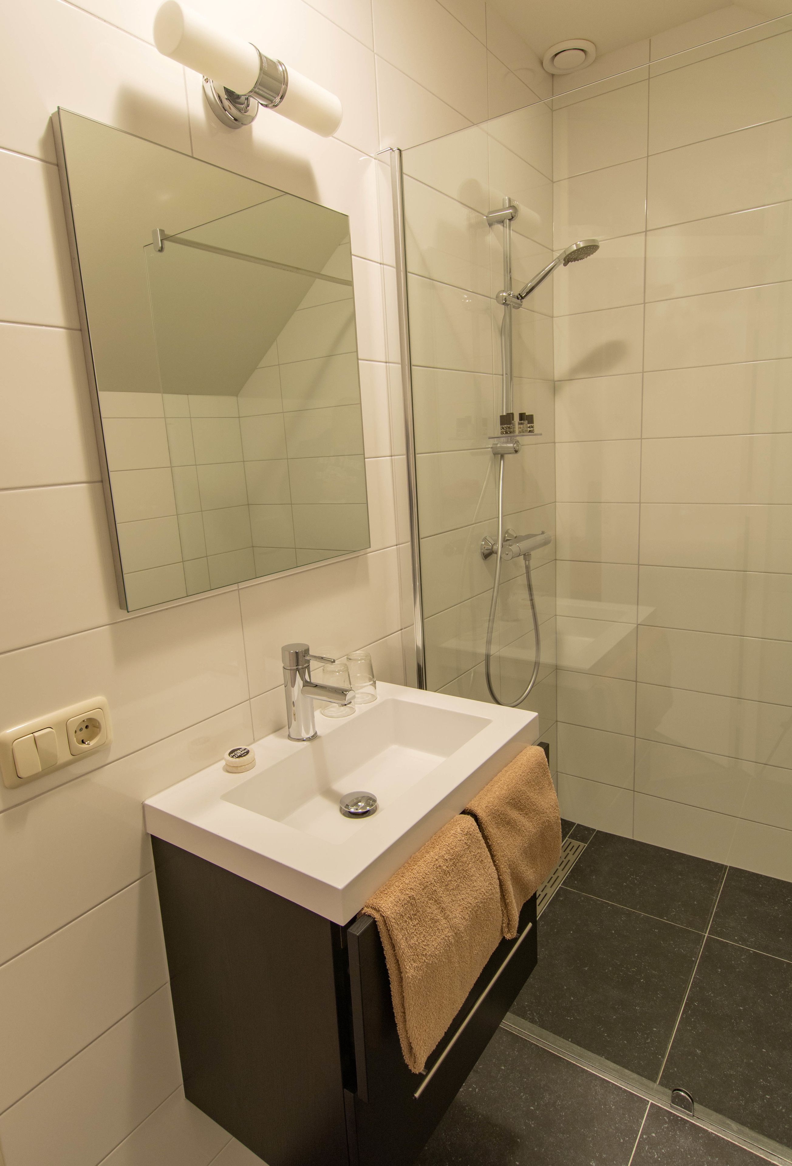 premium bedding, desk, blackout curtains, free wifi