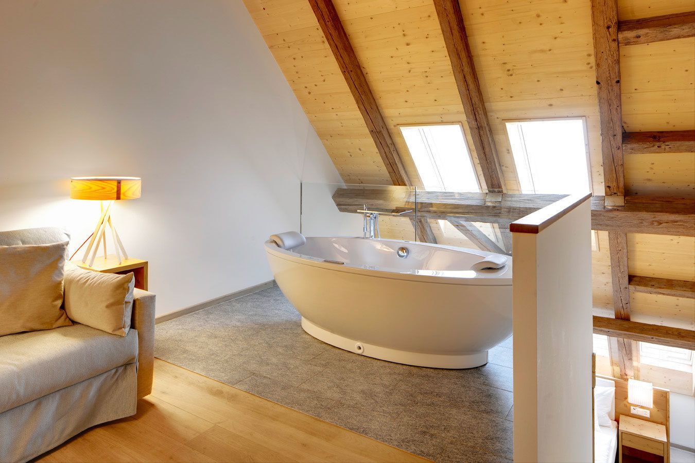 deep-soaking bathtub
