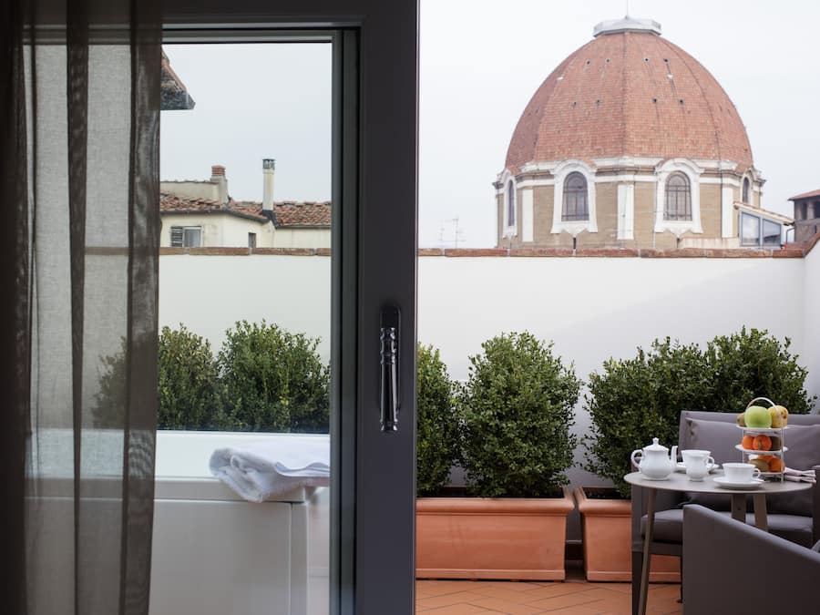 Suíte, terraço | Vista do quarto