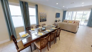 Family Villa, Hot Tub, Garden Area | Breakfast area