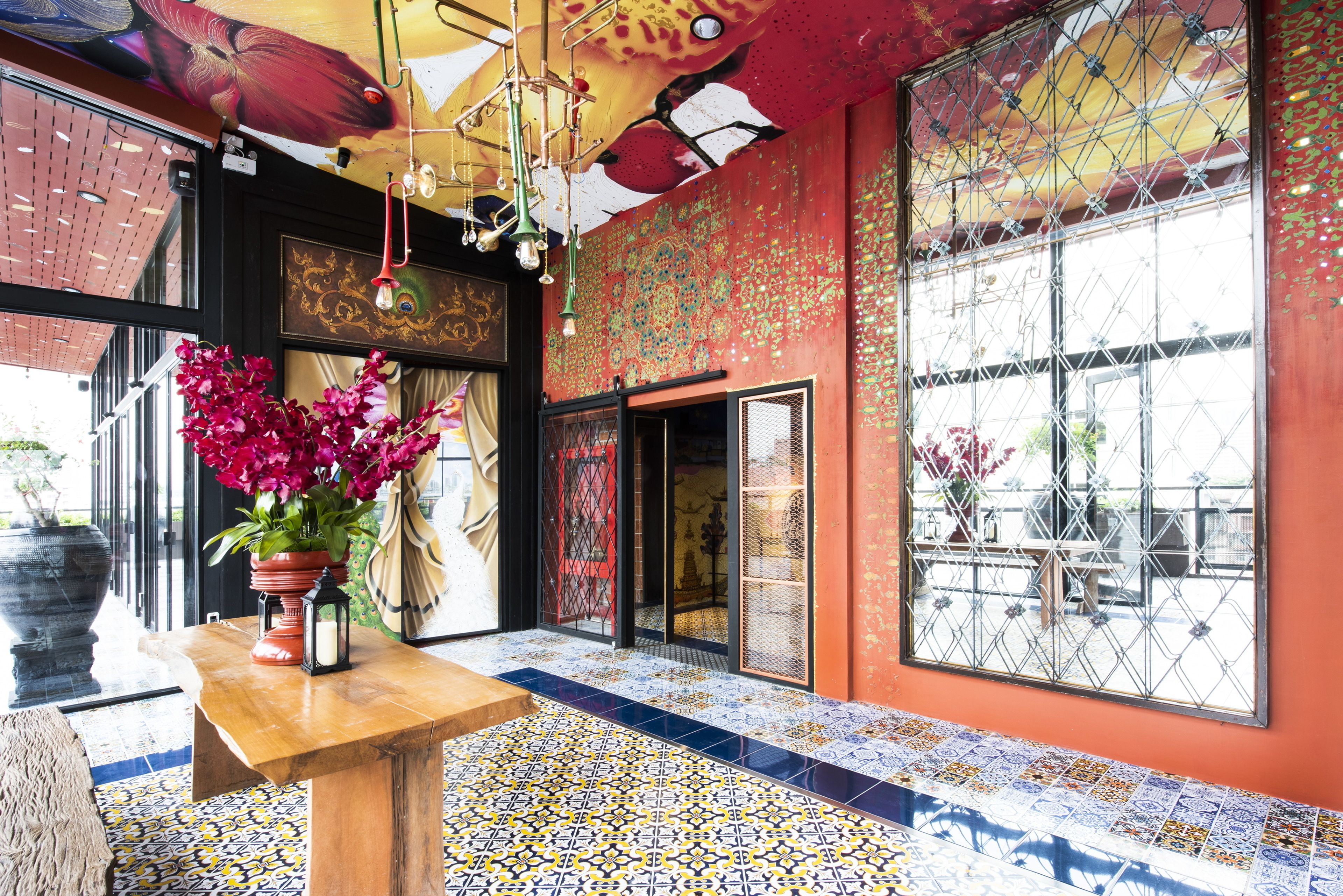 Khu tổ chức đại tiệc ngoài trời