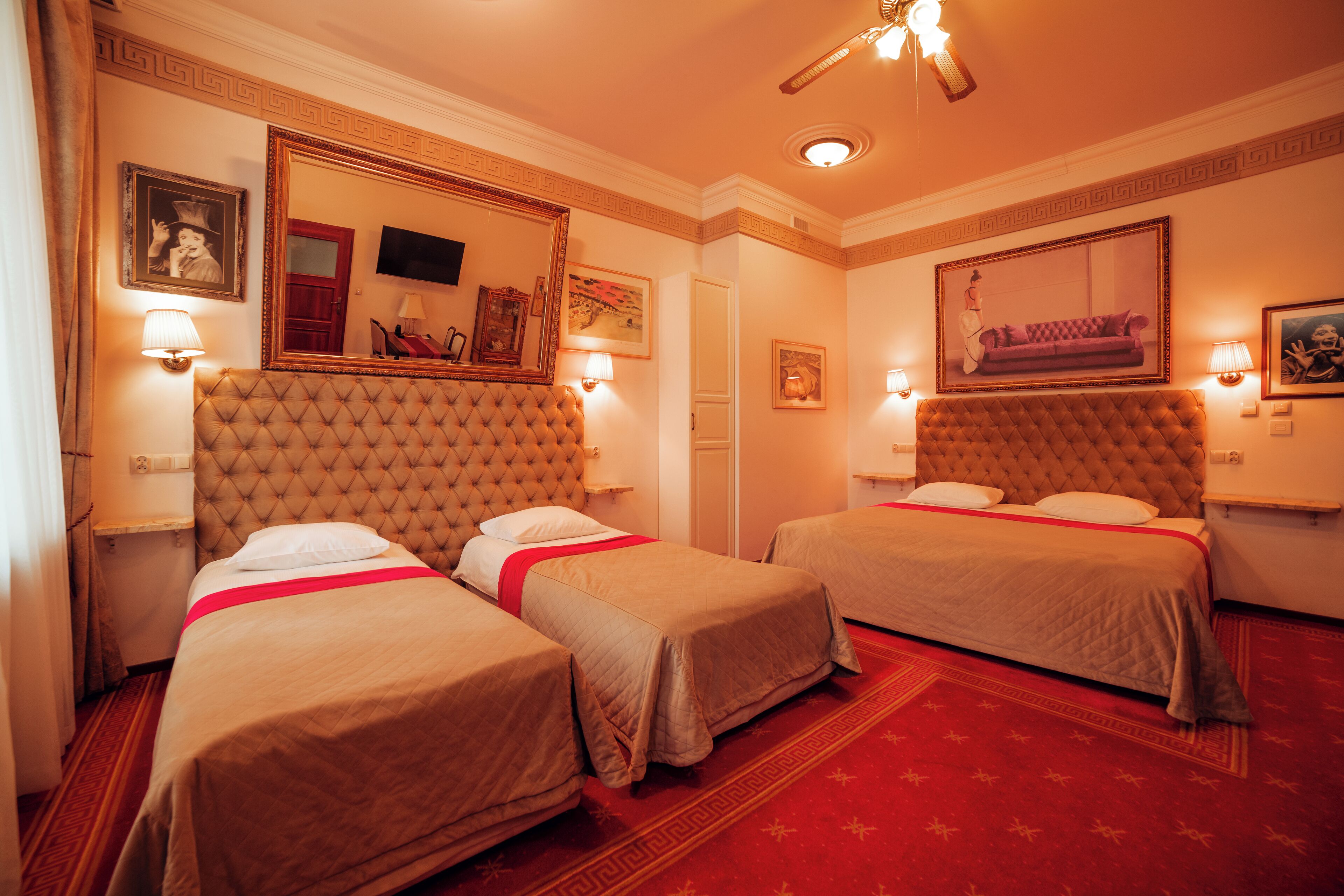 superior quadruple room | egyptian cotton sheets, premium bedding, individually decorated