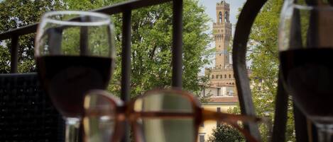 Apartment, 3 Schlafzimmer | Blick vom Balkon