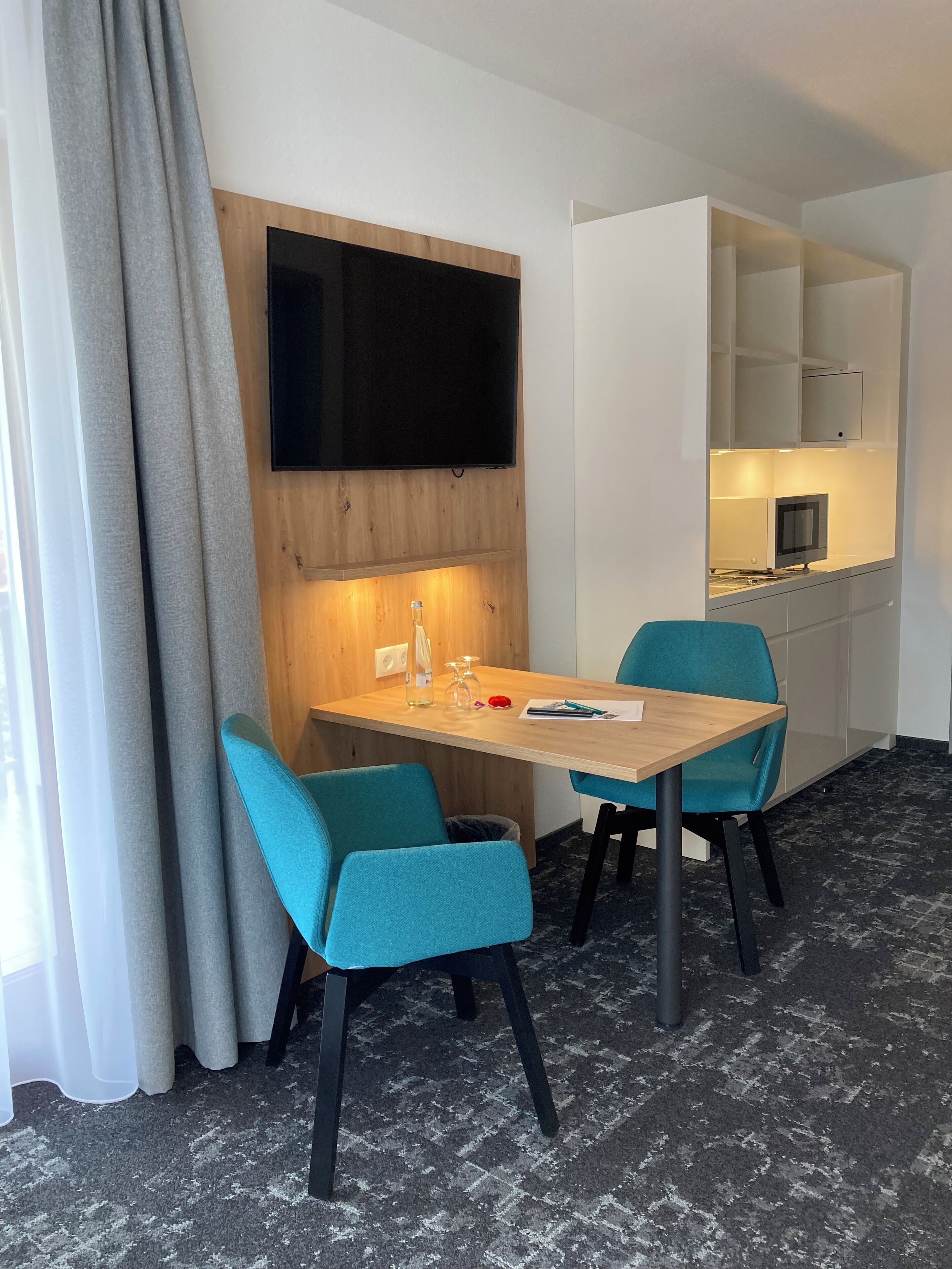 apartment, kitchenette (haupthaus oder gästehaus) | 1 bedroom, blackout curtains, iron/ironing board, free wifi