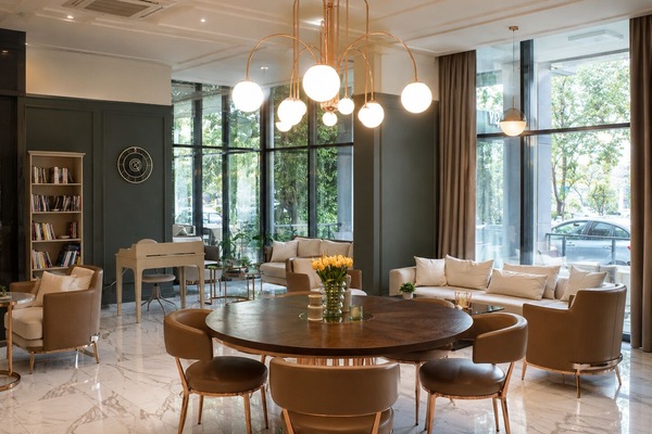 Lobby sitting area