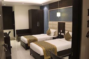 In-room safe, individually furnished, desk, blackout curtains