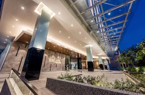 Façade de l’hébergement