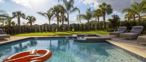 Family Villa, Multiple Bedrooms, Garden Area | Outdoor pool | Seasonal outdoor pool, pool umbrellas, pool loungers