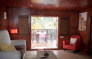 Bungalow, 2 Bedrooms | Living area | Flat-screen TV