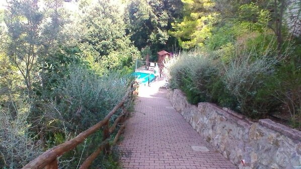 Pool - Apartment in Ancient Borgo Le Querce (Pastina)