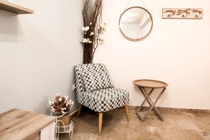 Familienhaus, 2 Schlafzimmer, Nichtraucher, Meerblick | Wohnbereich