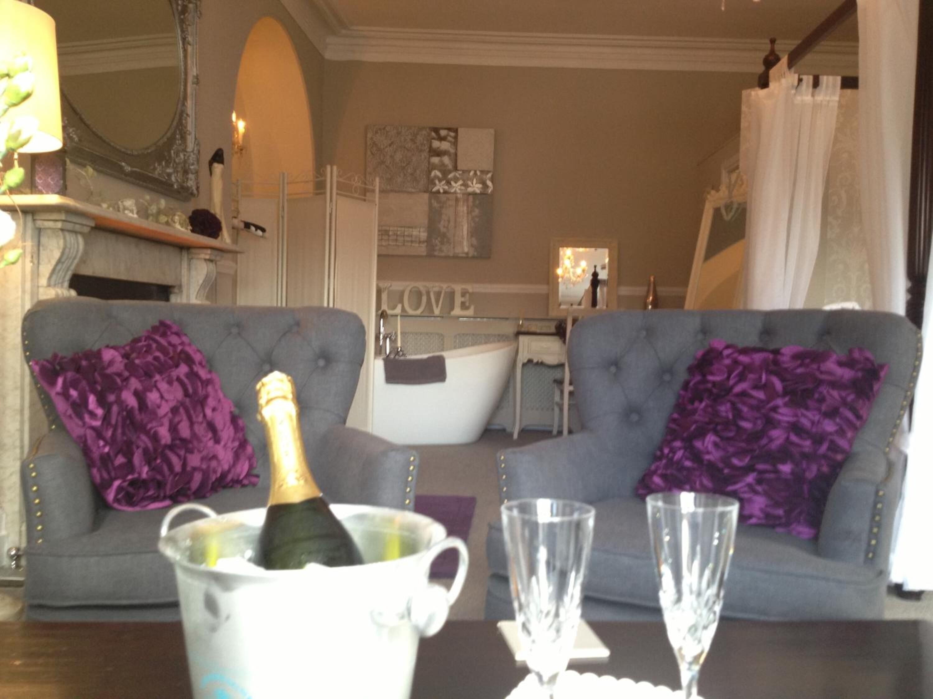 49-inch flat-screen TV with digital channels, DVD player