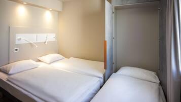 Quarto | Cortinas blackout, quartos à prova de som, berços grátis
