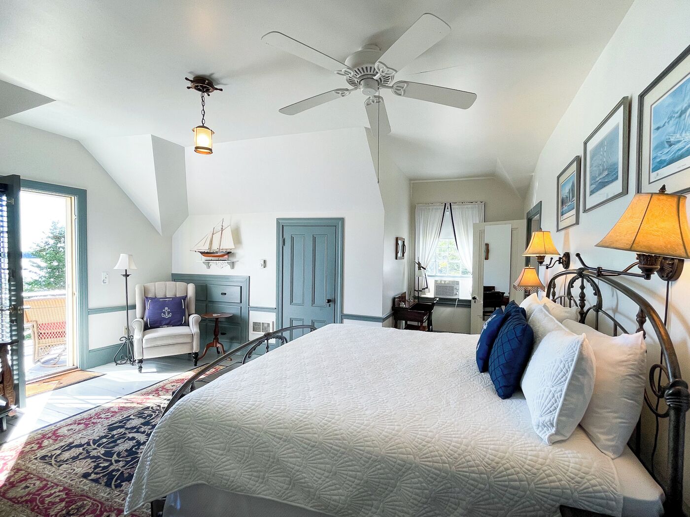 Double Room, Ocean View (Wisteria) | Premium bedding, individually decorated, individually furnished
