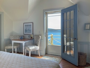 Double Room, Ocean View (Sea Rose) | Premium bedding, individually decorated, individually furnished - Acadia Bay Inn (Sullivan)
