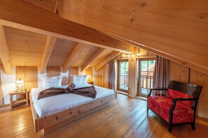 Chalet, 2 Schlafzimmer, Whirlpool, Sauna (Wald-Chalet)