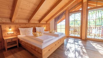 Chalet, 2 Schlafzimmer, Whirlpool, Sauna (Seeblick-Chalet)