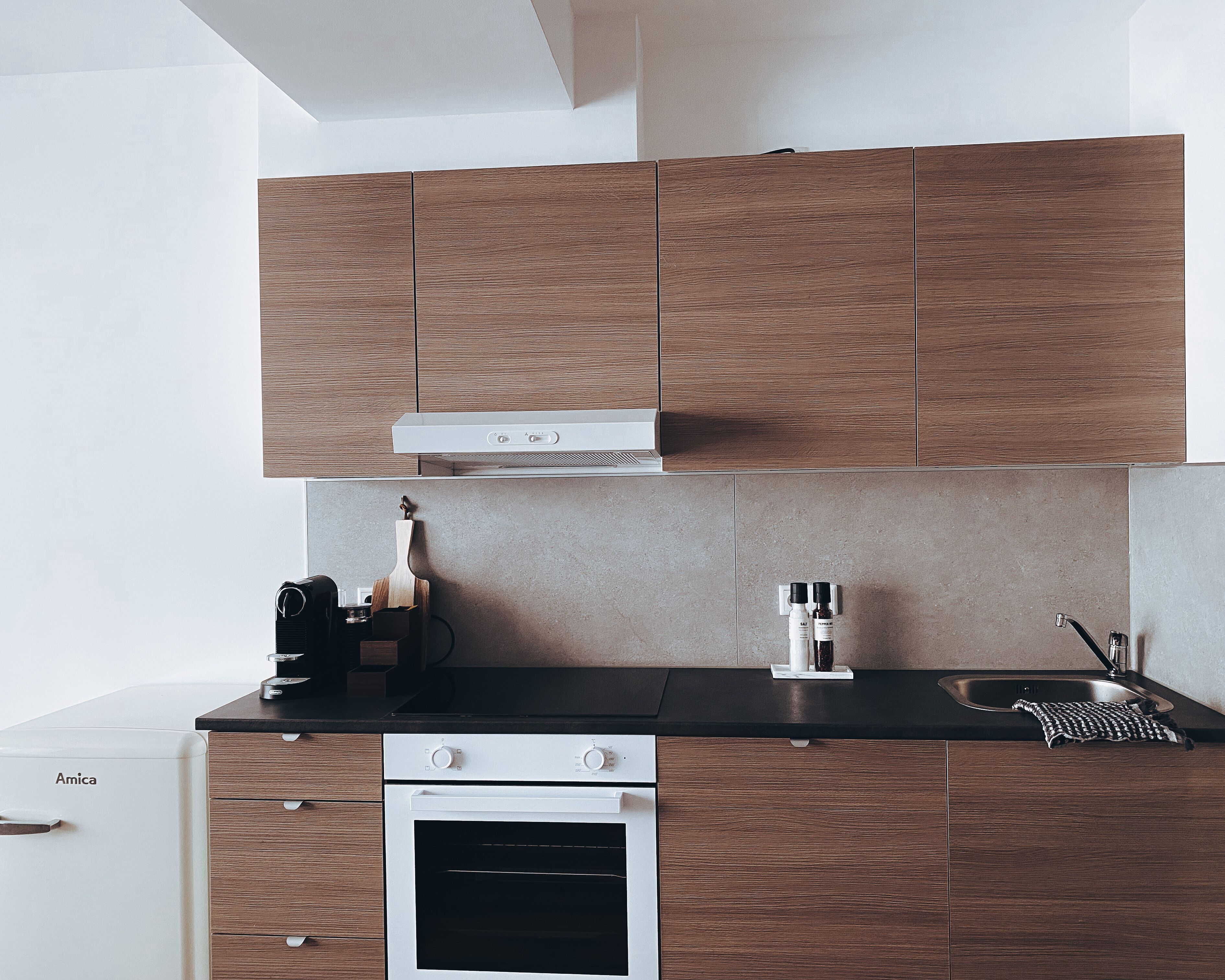 comfort studio, private bathroom (komfort studio sauna ) | private kitchen | high chair