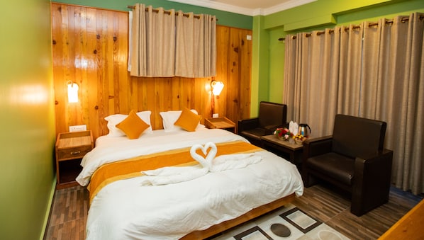 Premium bedding, pillow-top beds, individually decorated