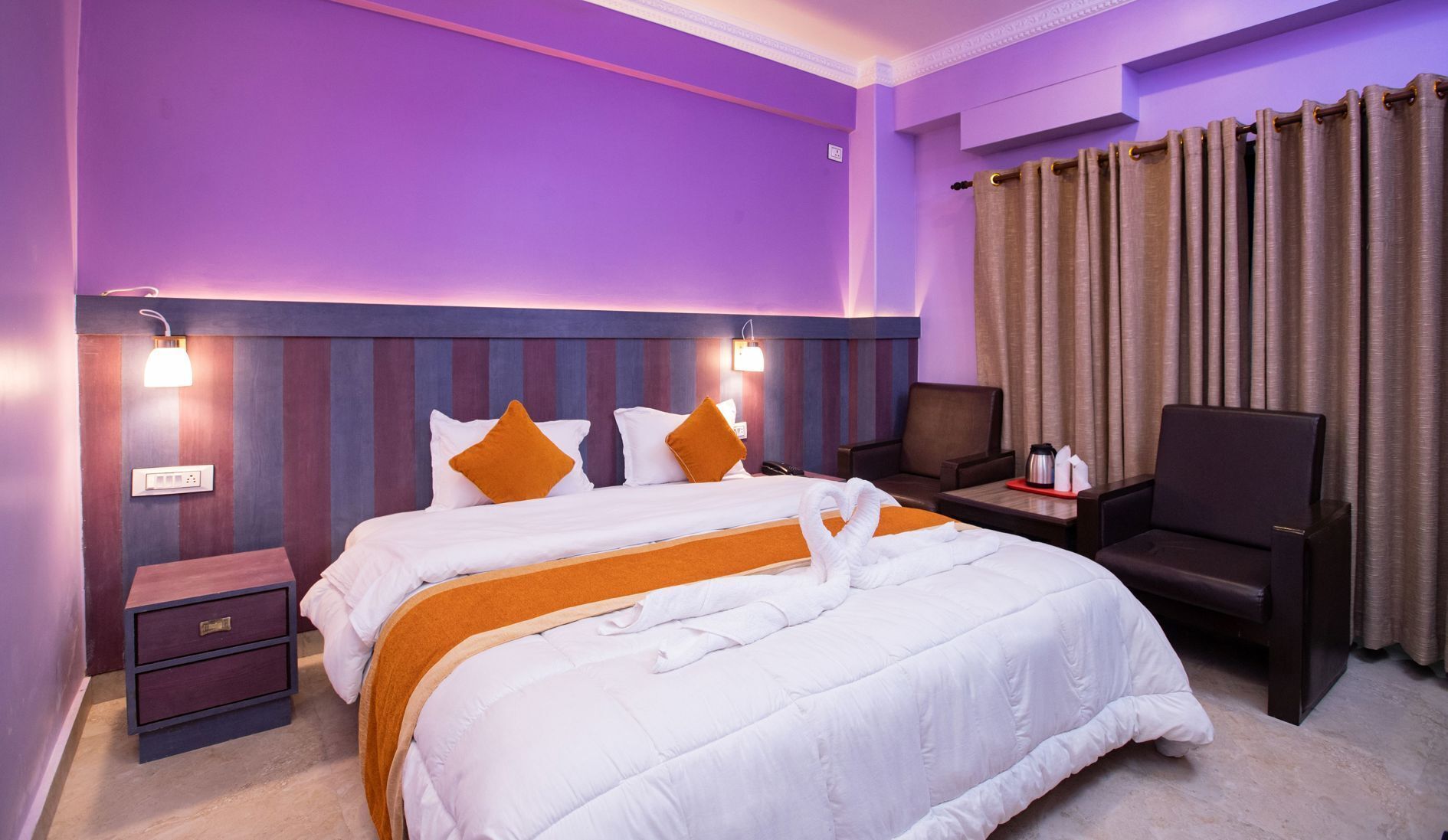 Luxe beddengoed, pillowtop-bedden, individueel gedecoreerd