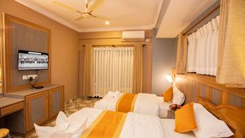 Premium bedding, pillowtop beds, individually decorated