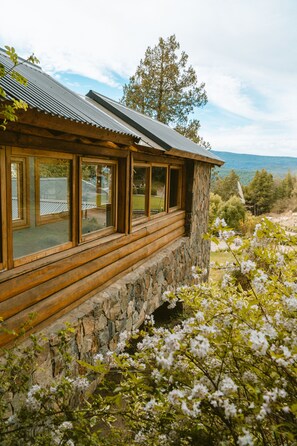 Blick von der Unterkunft