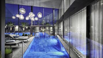 Indoor pool, 2 outdoor pools, open 7:00 AM to 8:00 PM, free cabanas