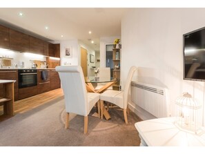 Spiseområde på rommet