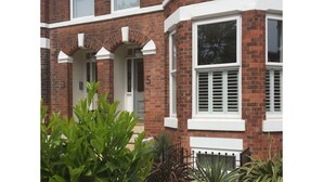 Front of property - Bright, Spacious 1BR Chorlton Apt for 2 W/patio (Manchester)
