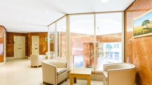 Sitteområde i lobbyen