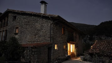 Front of property – evening/night