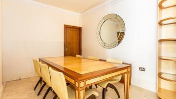 Opções para refeição no quarto