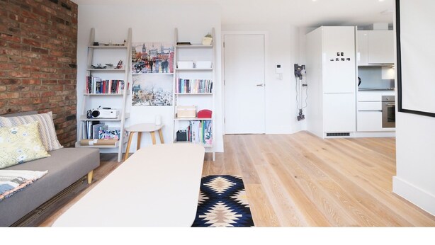 Living area - Quiet, Convenient 1BR Flat for 4 in Greenwich (London)