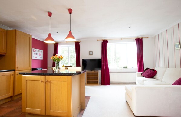 Living area - Sunny Summertown Apartment for 3 With Parking (Oxford)