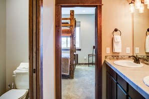 Towels, soap, shampoo