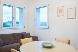 Appartement, 1 slaapkamer, uitzicht op tuin (Acqua e Vino) | Woonkamer | Flatscreentelevisie