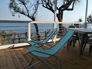 Uitzicht op het meer
