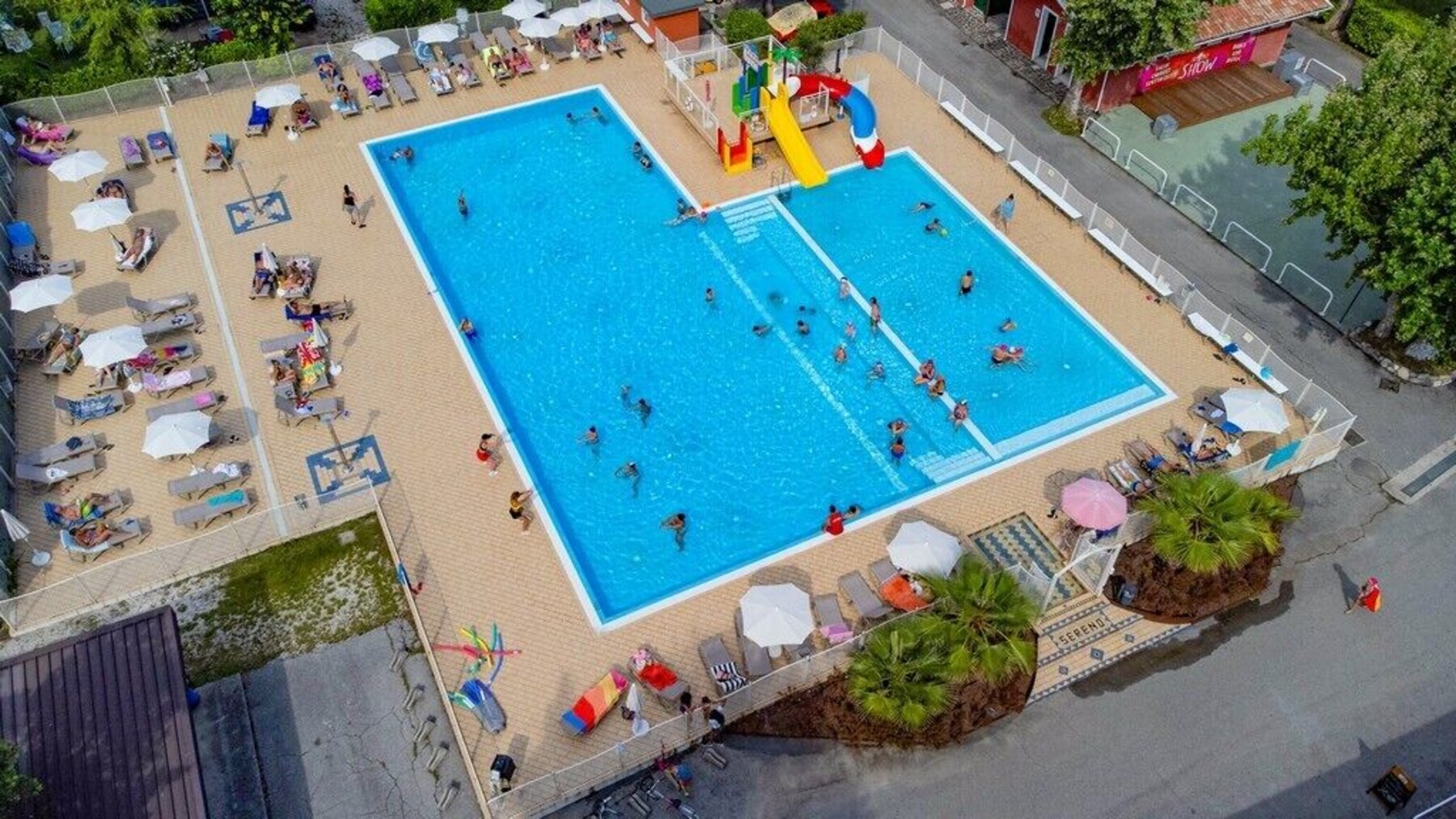 Seasonal outdoor pool