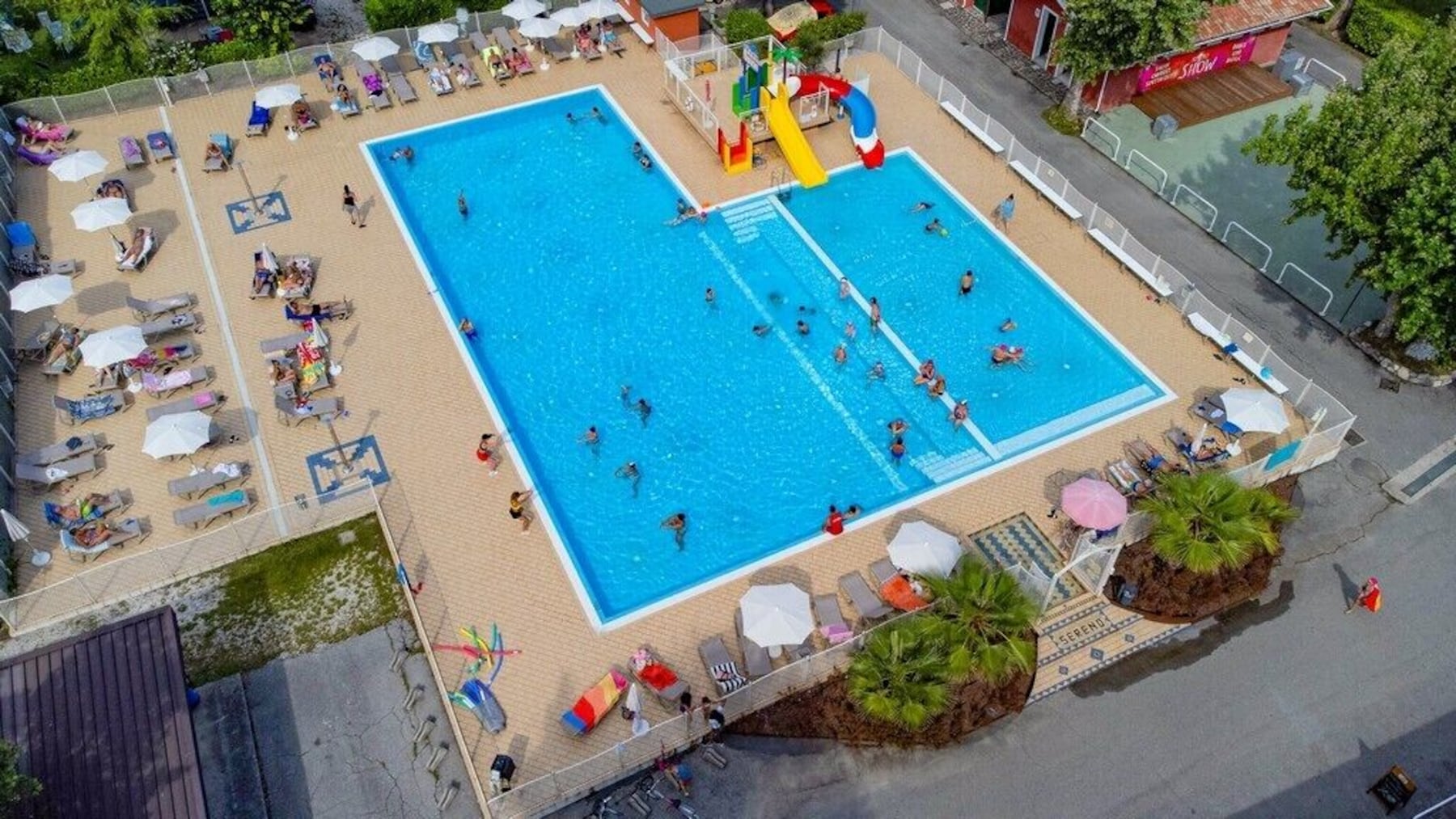 Seasonal outdoor pool