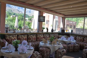 Breakfast, lunch, dinner served; Moroccan cuisine