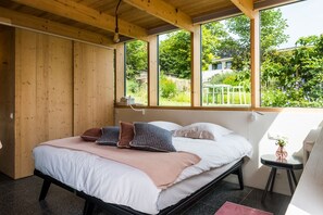 Familie-bungalow, terrasse (Hut) | Utsikt fra rommet