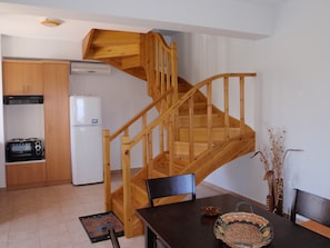 Family Duplex | Private kitchenette | Fridge, oven, stovetop, coffee/tea maker - Afroksilia (Lefkada)